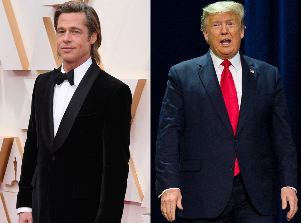 Brad Pitt, Donald Trump